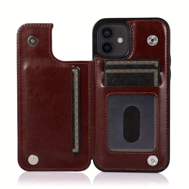 Premium Leather Wallet Phone Case