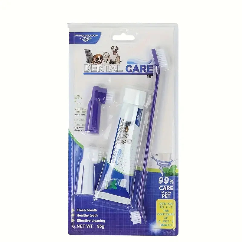 4pcs Pet Dental Cleaning Kit