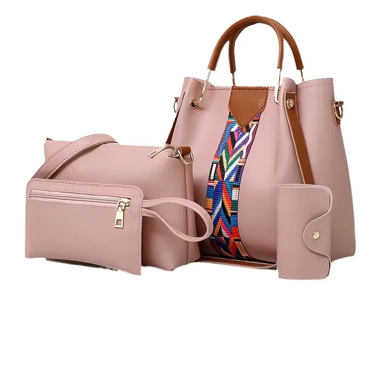 Chic 4pcs Women's Bag Set