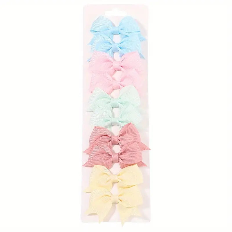 10pcs Cute & Stylish Baby Girl Hair Clips