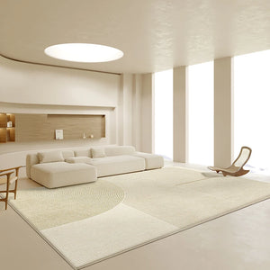 Japanese plush carpet with non-slip backing for living room