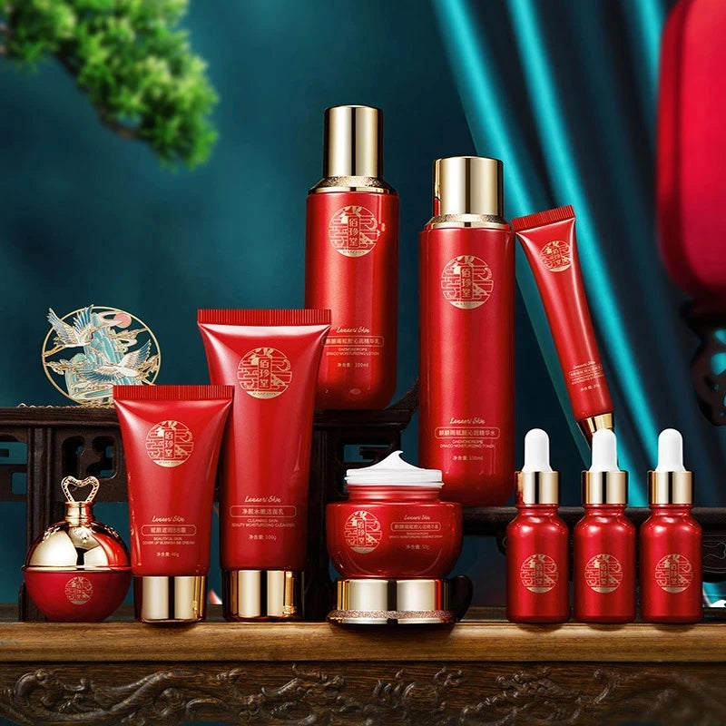 10pcs Dragon Blood Anti-Aging Skin Care Set