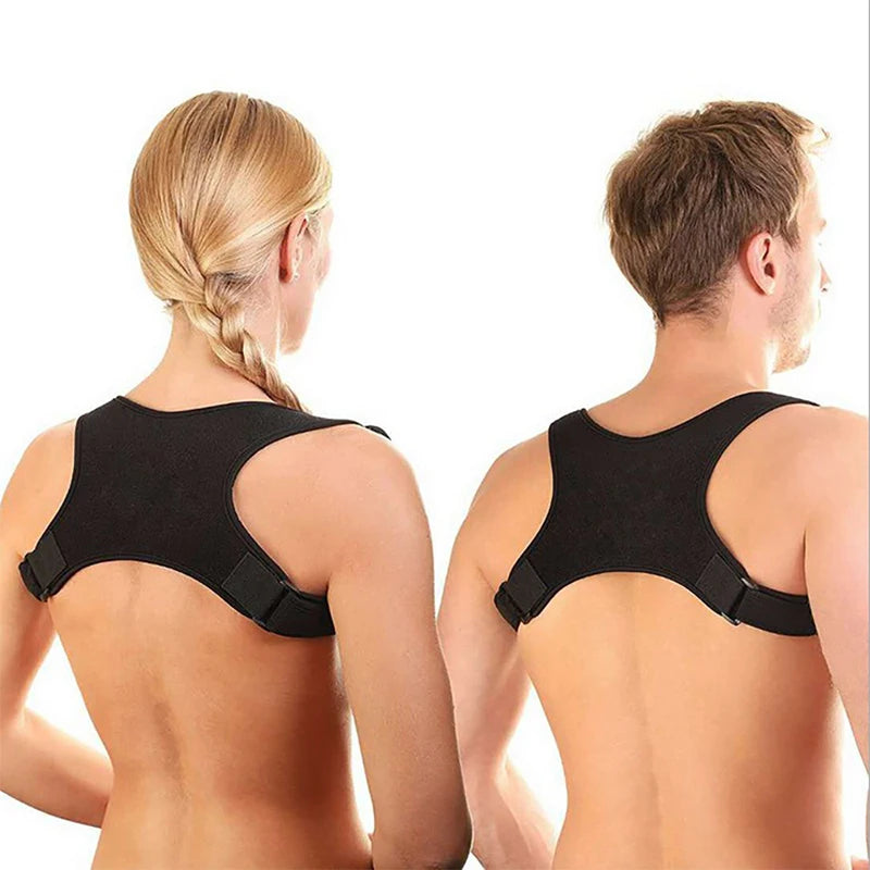 Adjustable Posture Corrector with back brace and shoulder support