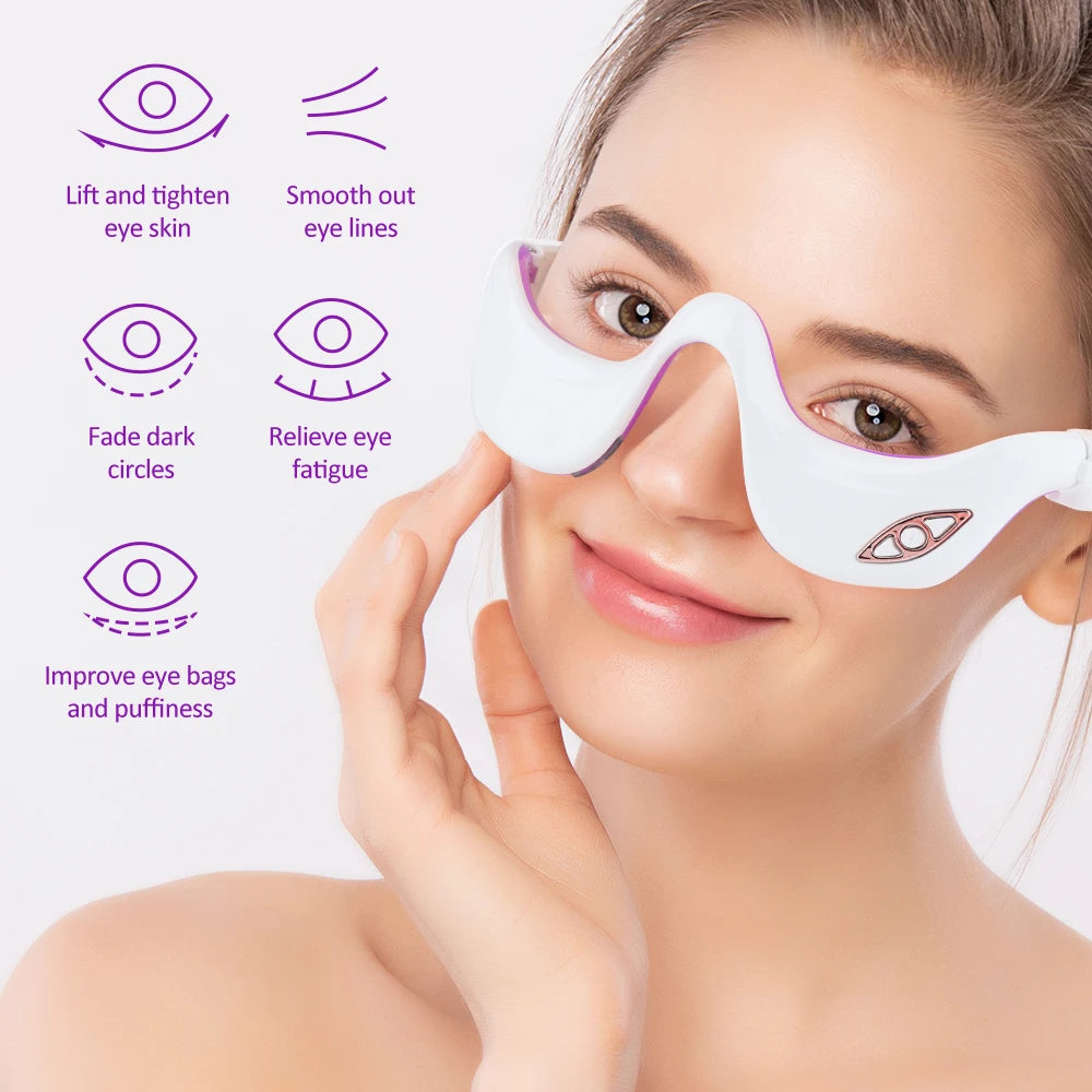 Electric eye massager for anti-wrinkle and dark circles