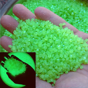 Luminous garden stones glow-in-the-dark decorative pebbles