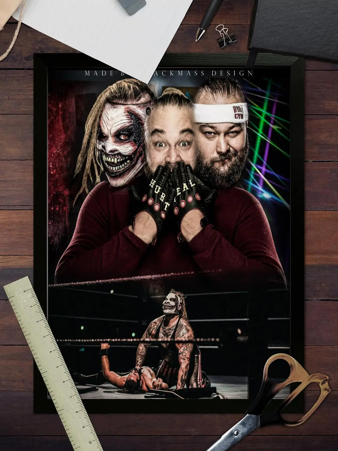 The Fiend Bray Wyatt Wrestler Poster