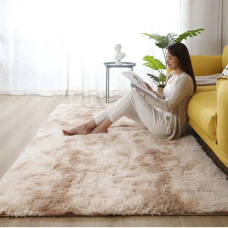 Plush velvet carpet, ideal for living room and kids’ room