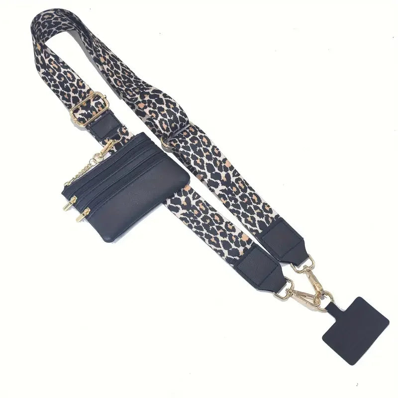 Phone Strap With Zippered Pouch For Women & Man