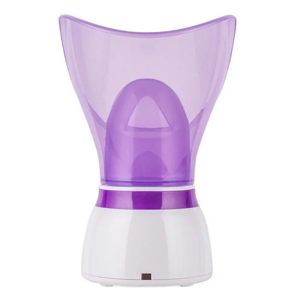 Hot spray aromatherapy face vaporizer for skin hydration