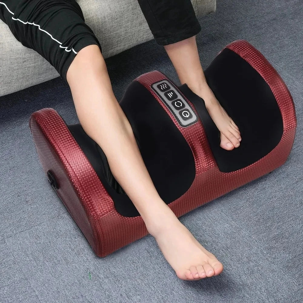 Electric foot massager machine for deep tissue relaxation