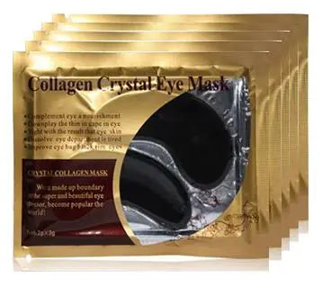 Gold collagen crystal eye mask for hydrating skincare