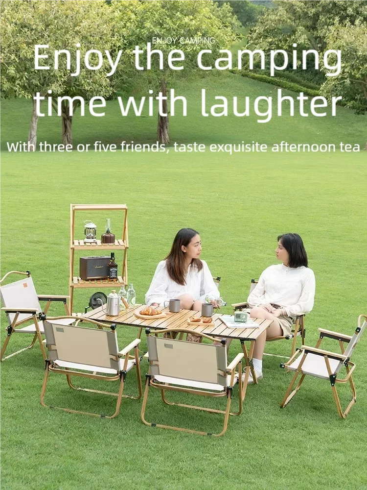 Outdoor Folding Table and Chair Set