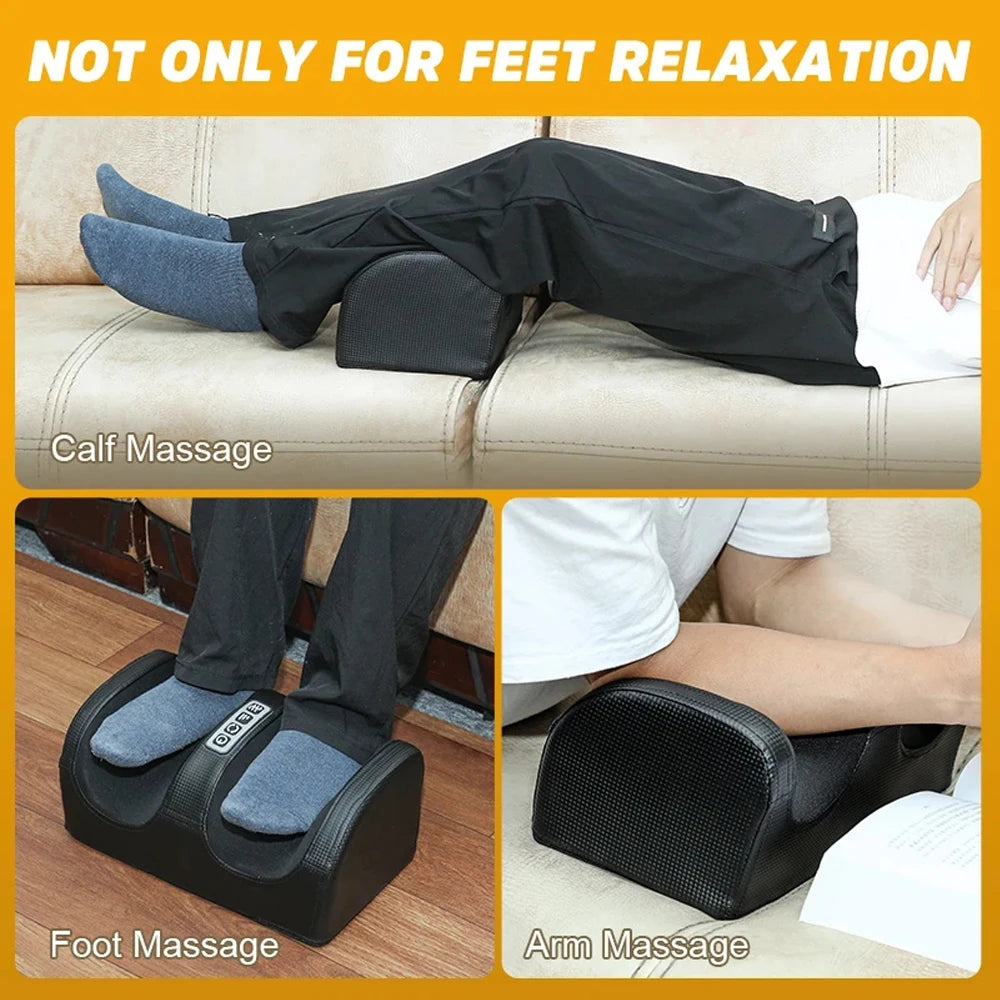 Electric foot massager machine for deep tissue relaxation