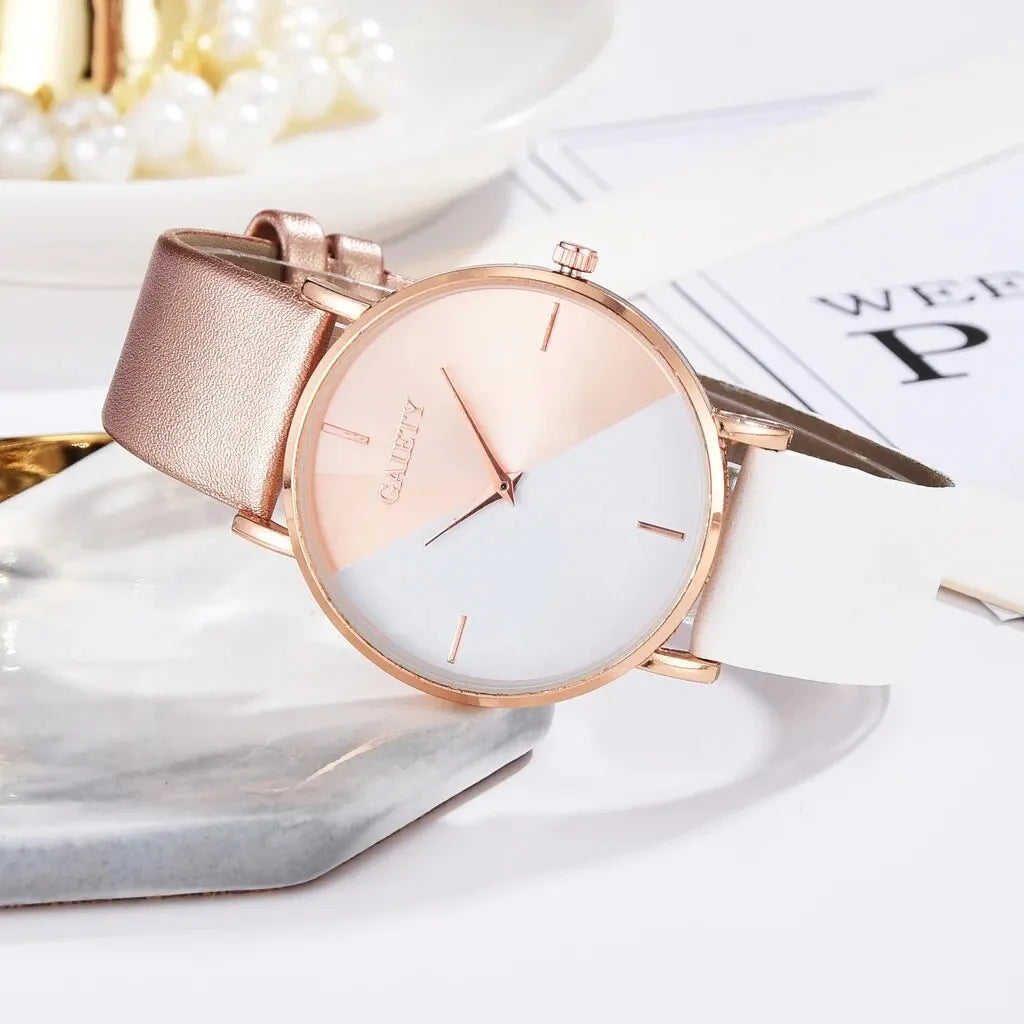 Fashion watch for women with elegant design and alloy bracelet