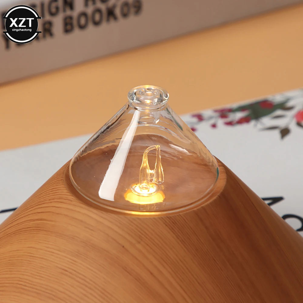 Wood Grain Waterless Aromatherapy Diffuser