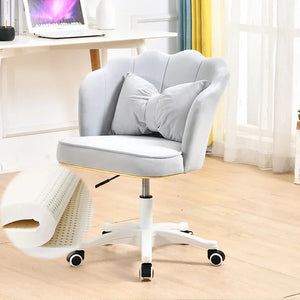 Kawaii desk chair with latex cushion, adjustable height, and swivel