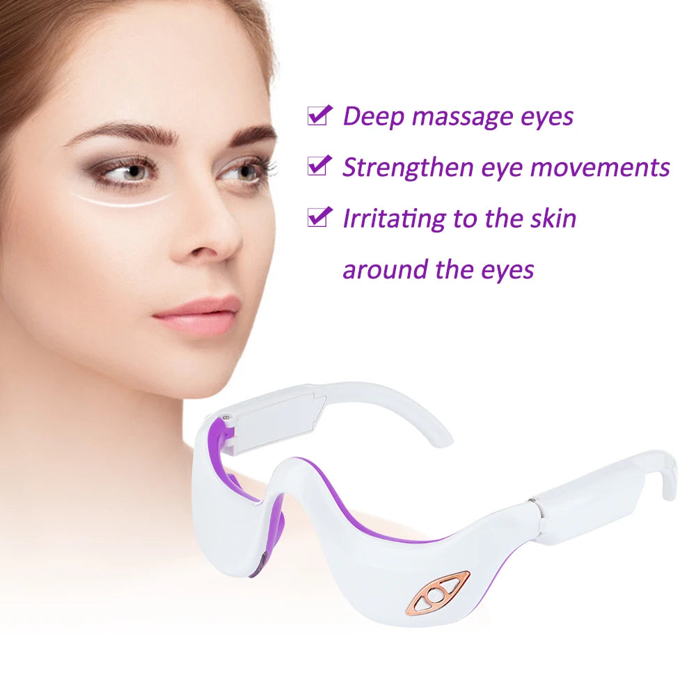 Electric eye massager for anti-wrinkle and dark circles