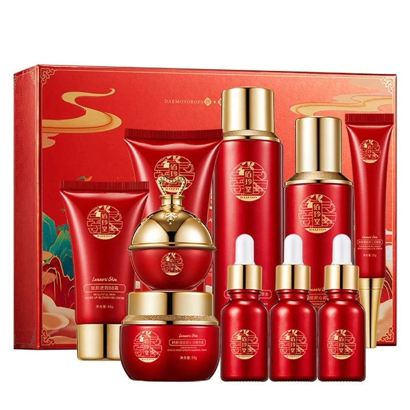 10pcs Dragon Blood Anti-Aging Skin Care Set