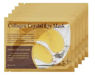 Gold collagen crystal eye mask for hydrating skincare