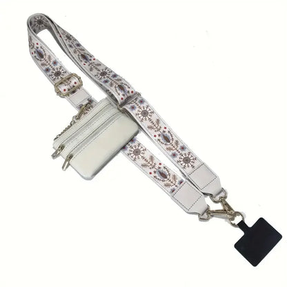 Phone Strap With Zippered Pouch For Women & Man