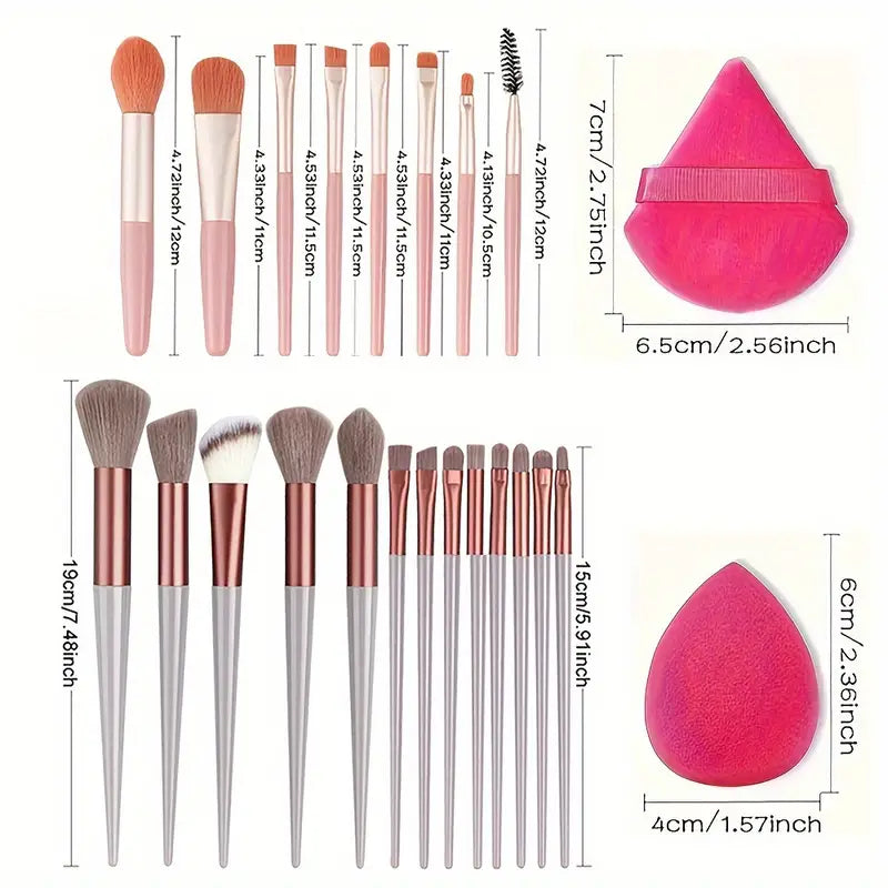 14-Piece Professional Makeup Brush Set