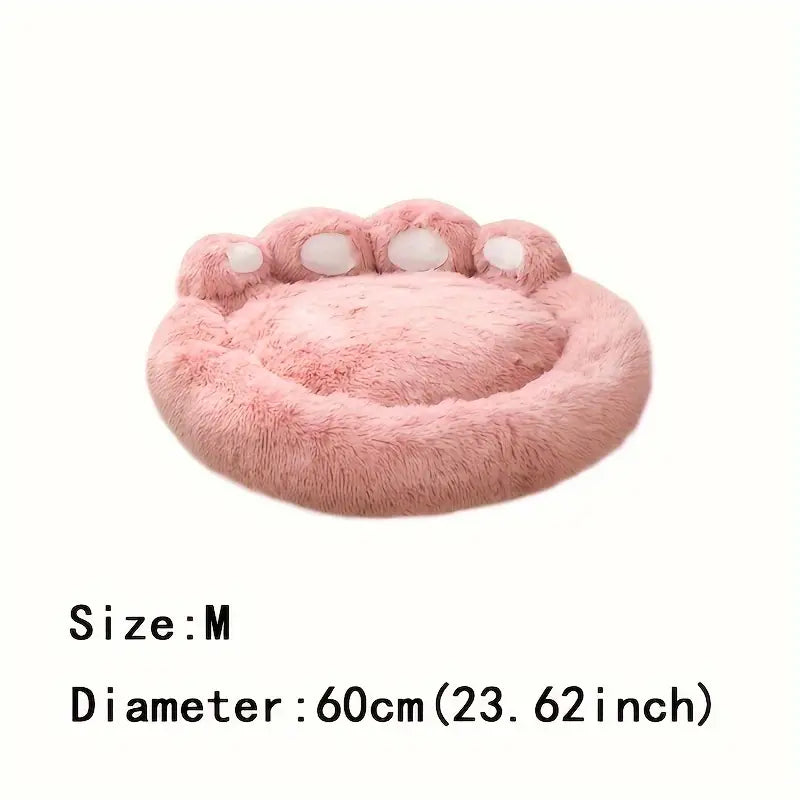 Ultra-Plush Bear Paw Pet Bed