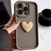 3D Love Heart Silicone Phone Case