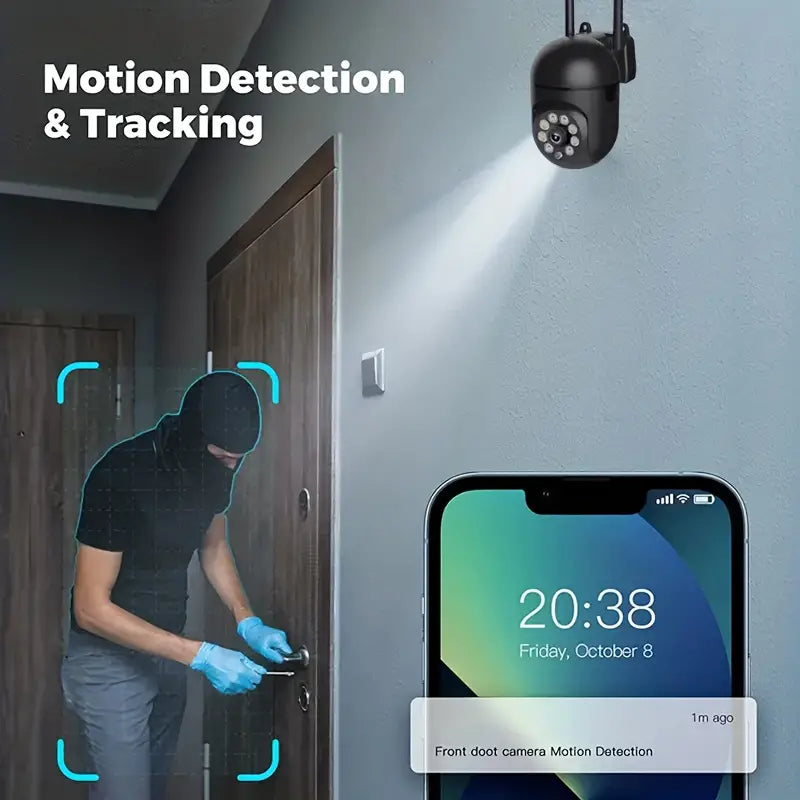 HD WIFI surveillance camera for home security with motion detection