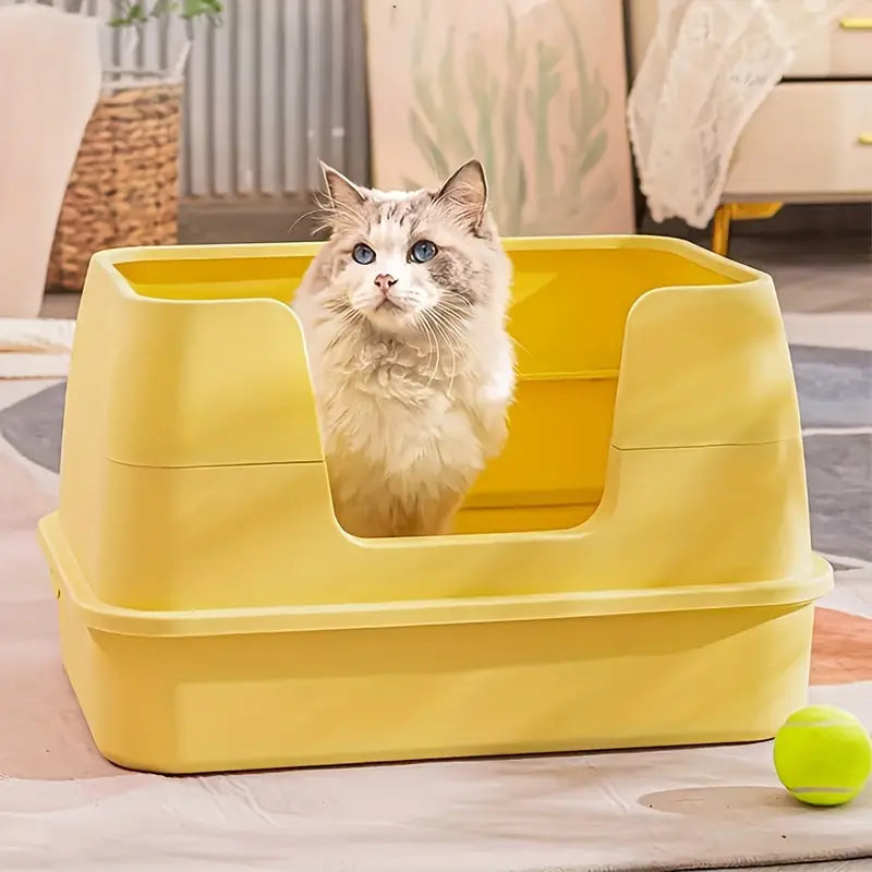 Large High-Fence Cat Litter Box