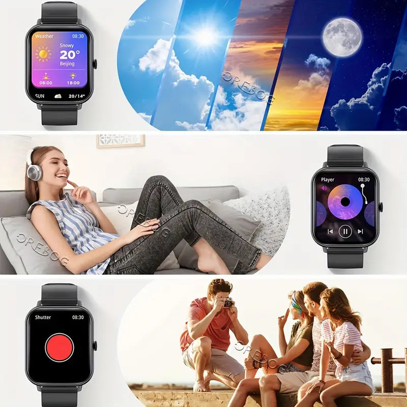 1.83" Full Touch Screen Smartwatch