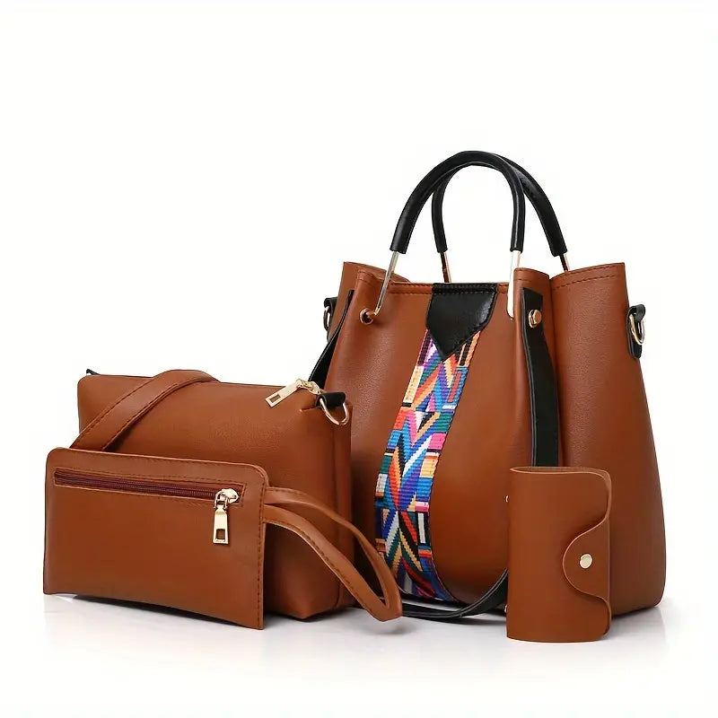 Chic 4pcs Women's Bag Set