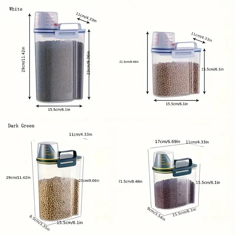 Airtight pet food storage container with large capacity