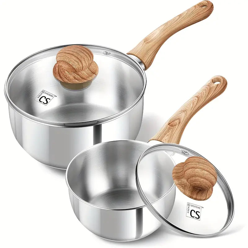 Stainless Steel Saucepan Set