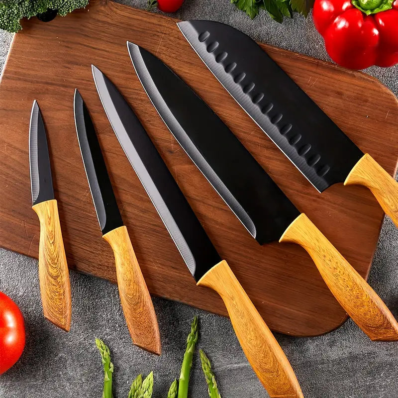 19-Piece High Carbon Stainless Steel Knife Set