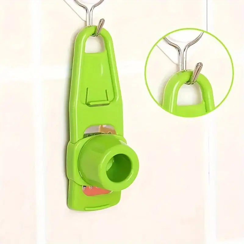 Compact mini garlic press and vegetable cutter in ABS material