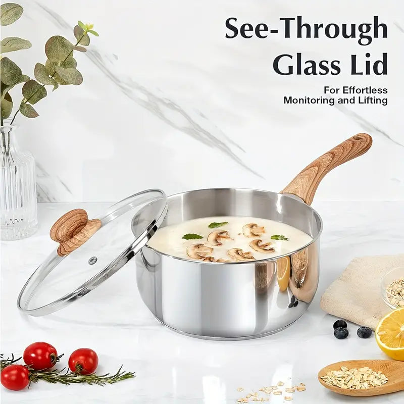 Stainless Steel Saucepan Set