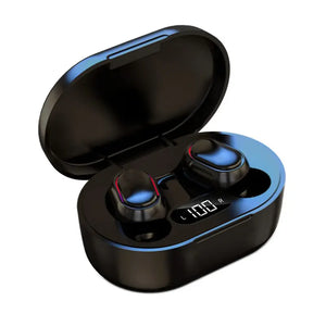 Bass wireless earbuds with Bluetooth and charging case