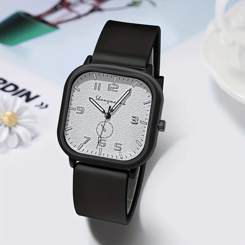 Stylish Minimalist Square Quartz Watch