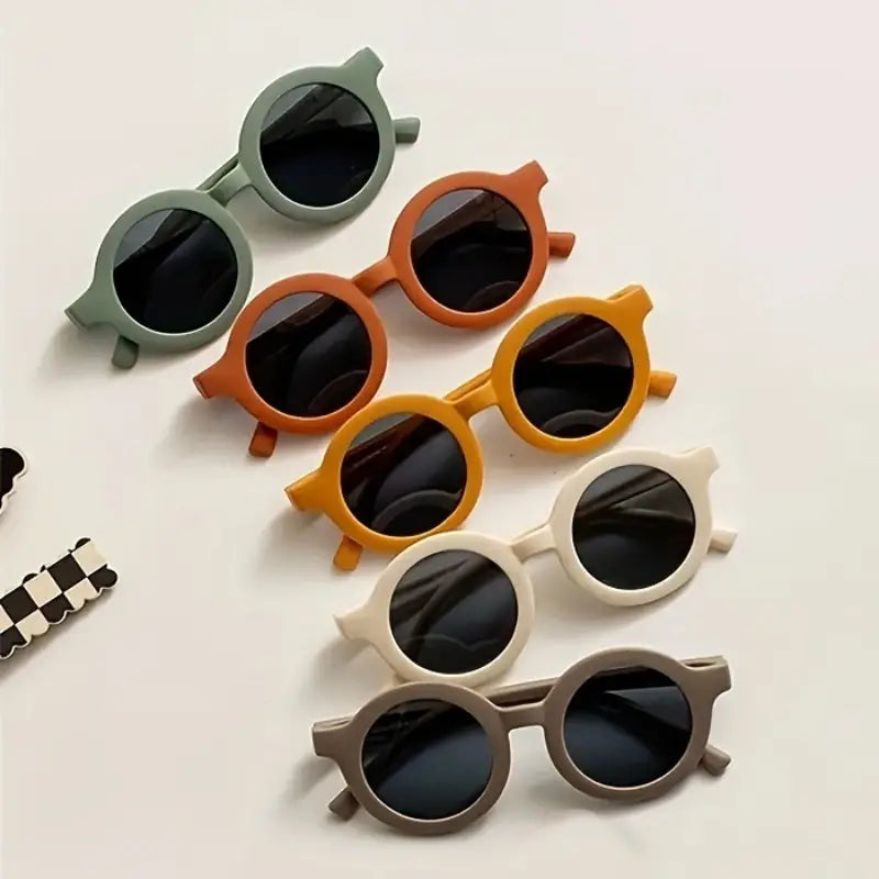 Children's retro cartoon catwalk glasses for toddlers