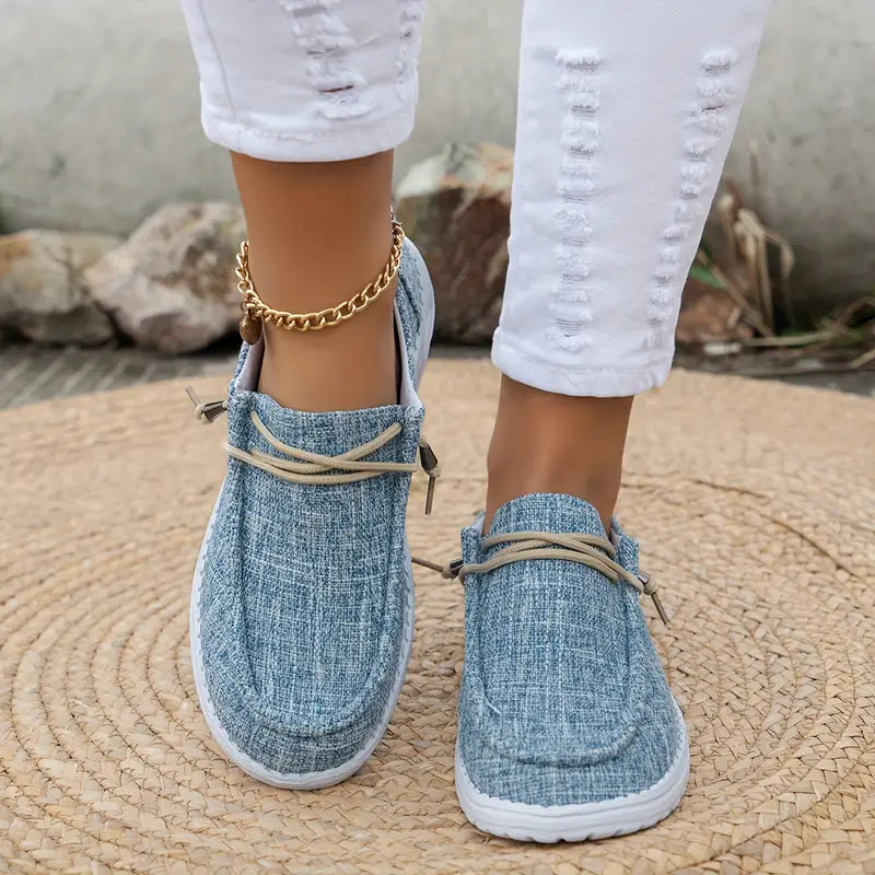 Women's Solid Color Comfort Loafers