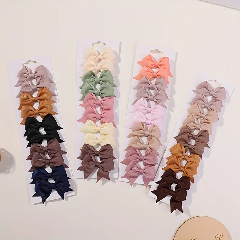 10pcs Cute & Stylish Baby Girl Hair Clips