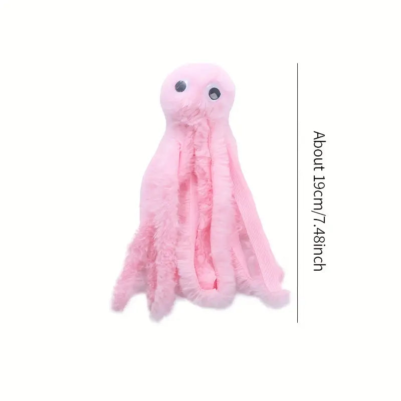 Interactive Octopus Plush Toy for dogs and cats