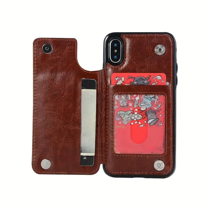 Premium Leather Wallet Phone Case