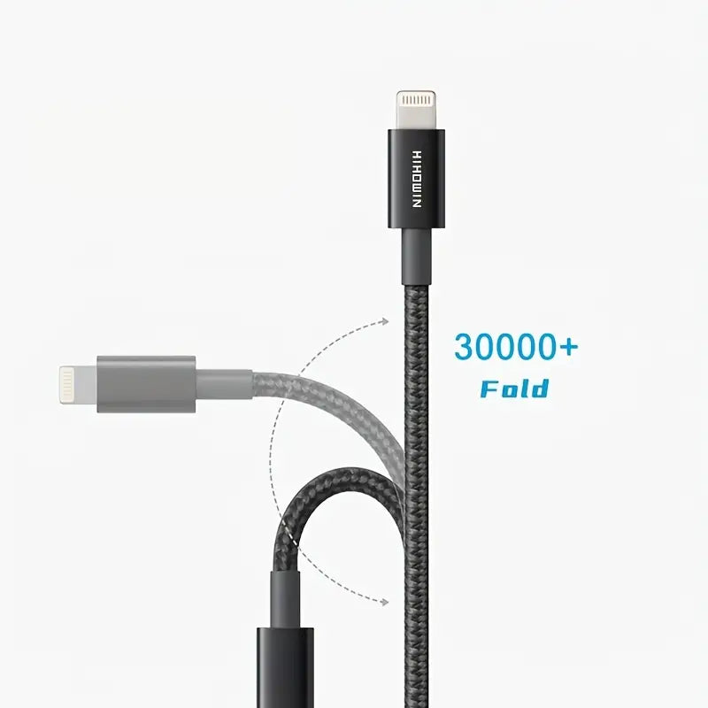 Fast charging USB to Lightning cable for iPhone and iPad