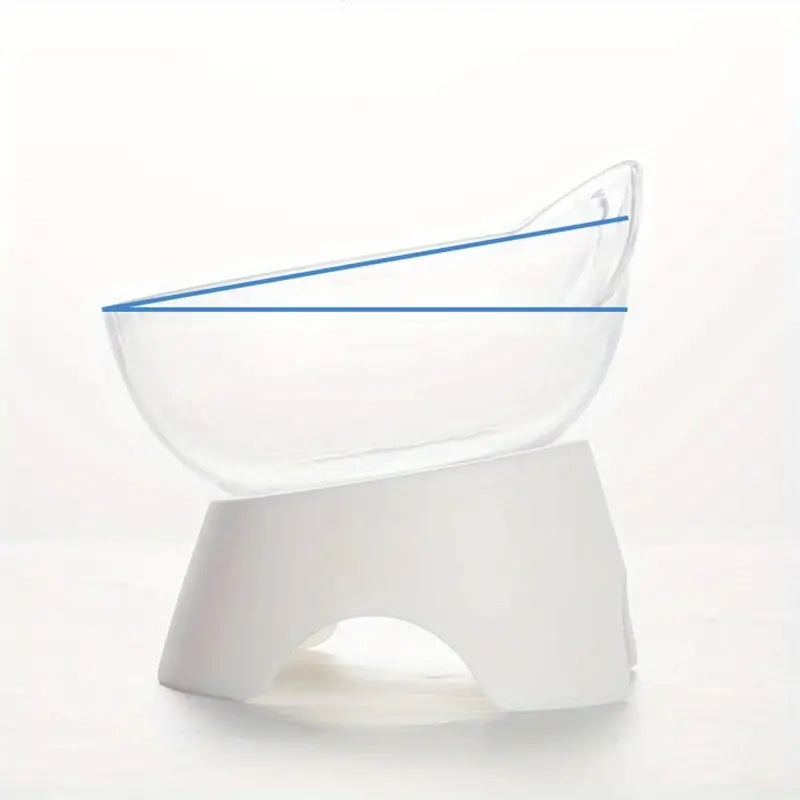 Whisker-Friendly Inclined Pet Bowl